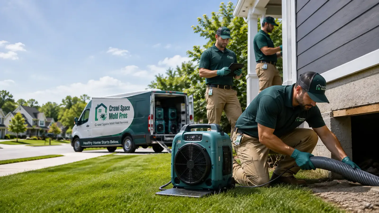 Crawl Space Mold Removal in Humbird, WI
